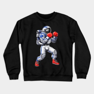 Boxing Astronaut Crewneck Sweatshirt